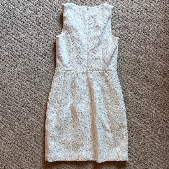 Vineyard Vines Limited Edition White Kentucky Derby Lace Shift Dress - Picture 3 of 3